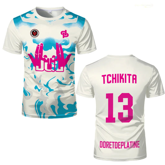 JERSEY TCHIKITA - BLANC & BLEU